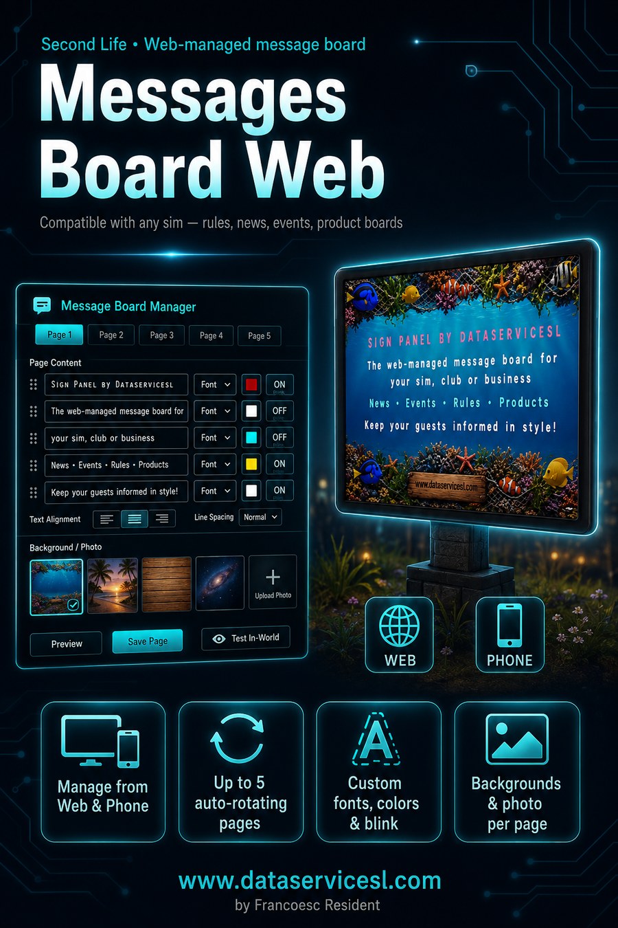 Messages Board Web